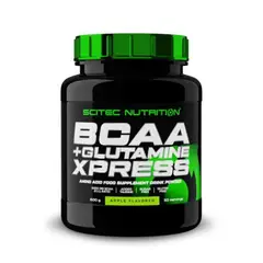 SCITEC NUTRITION - BCAA + Glutamina Xpress 600 grs - Manzana