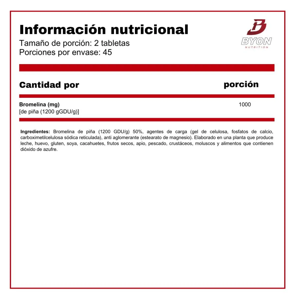 SCITEC NUTRITION - Bromelaina Enzimas Digestivas 90 tabletas