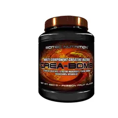 SCITEC NUTRITION - Crea boomb 660 grs Creatina con Sabor - Maracuya