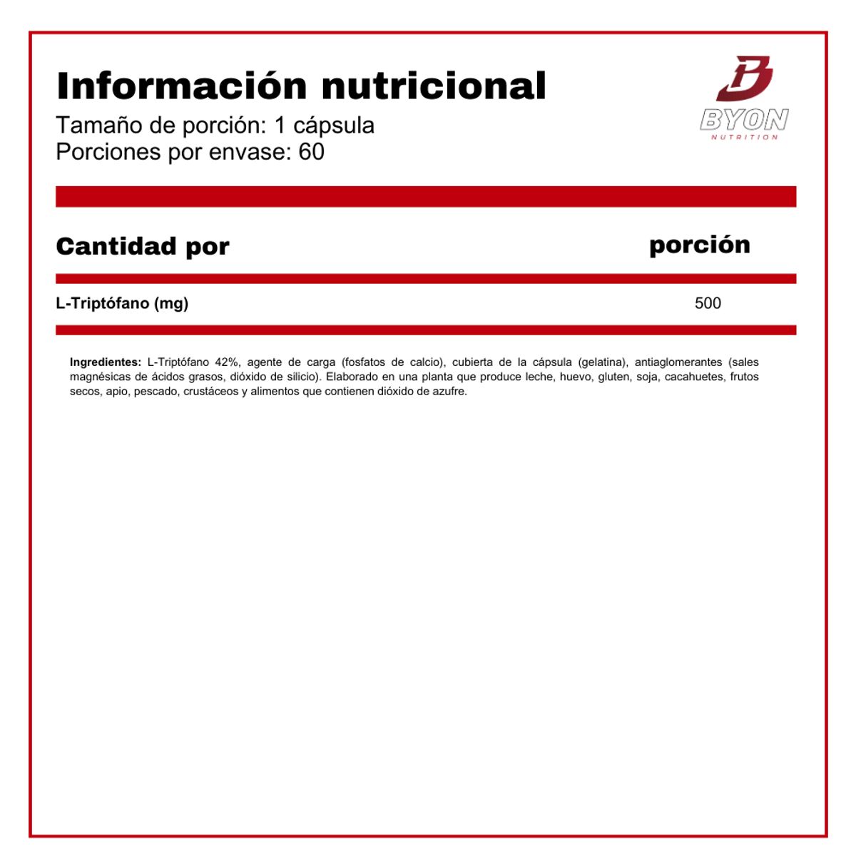 SCITEC NUTRITION - Triptofano 500 mg 60 cápsulas Scitec Nutrition