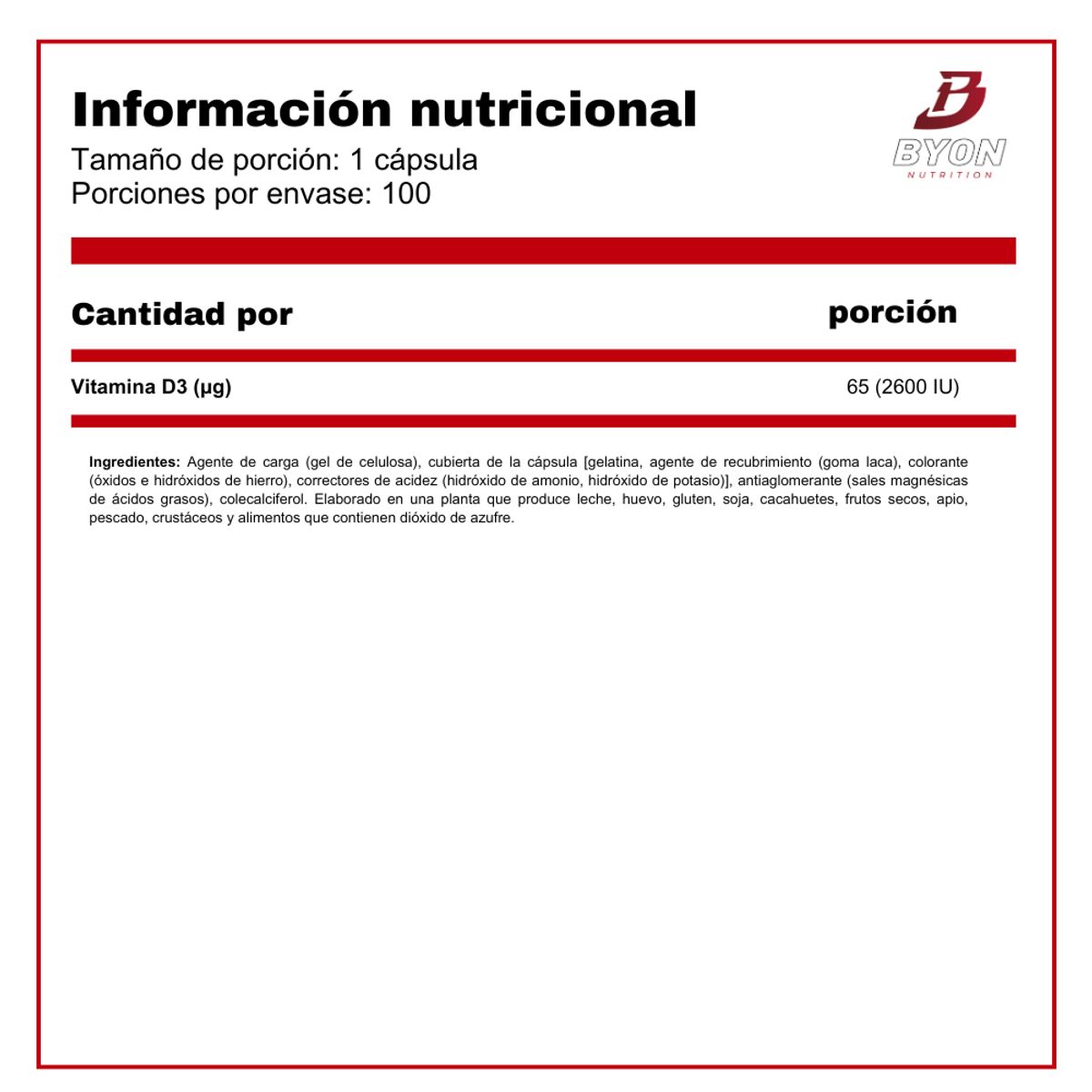 SCITEC NUTRITION - Vitamina d3 Forte 2600ui alta potencia Scitec Nutrition