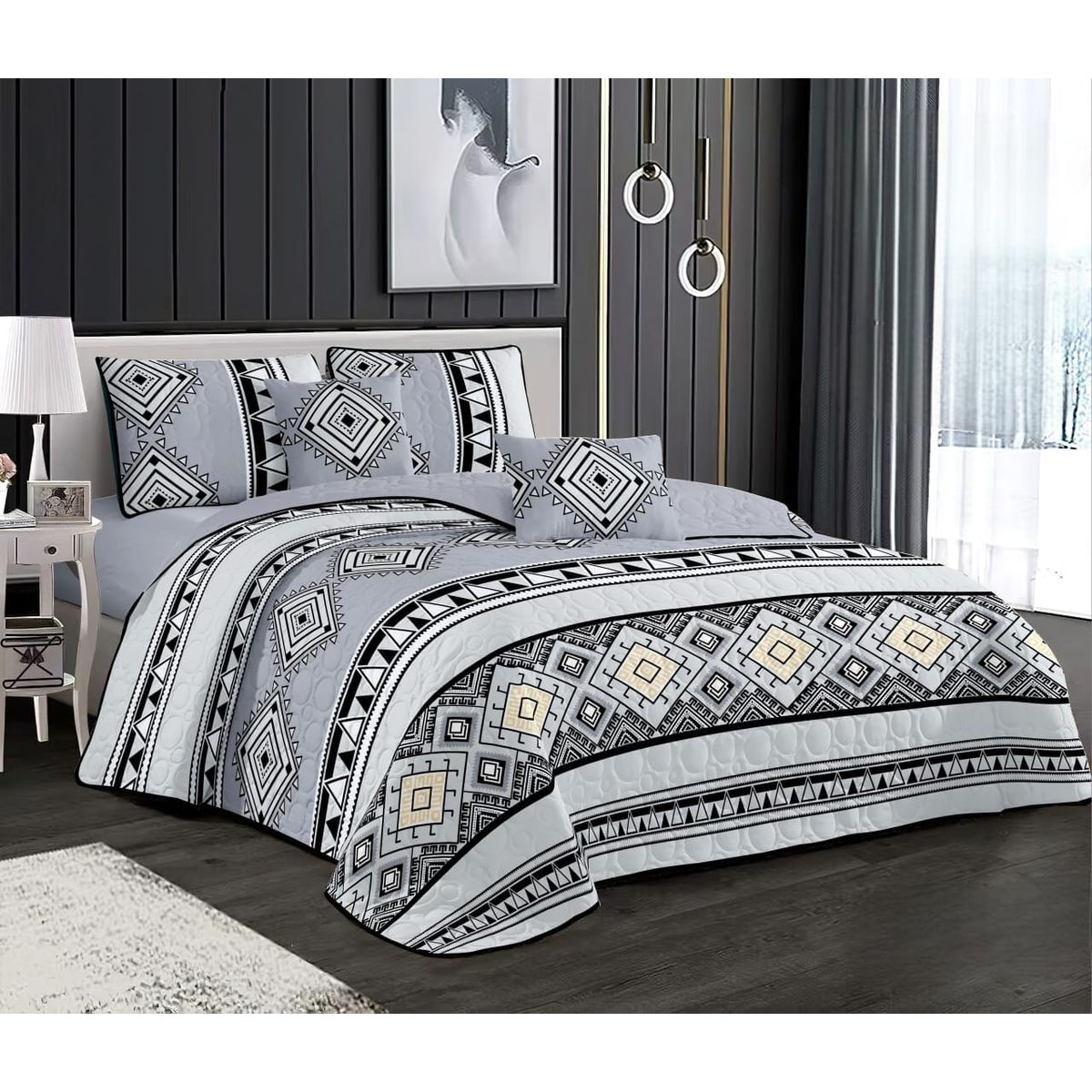 GENERICO - Quilt de Verano King plazas con Diseño TFCC644