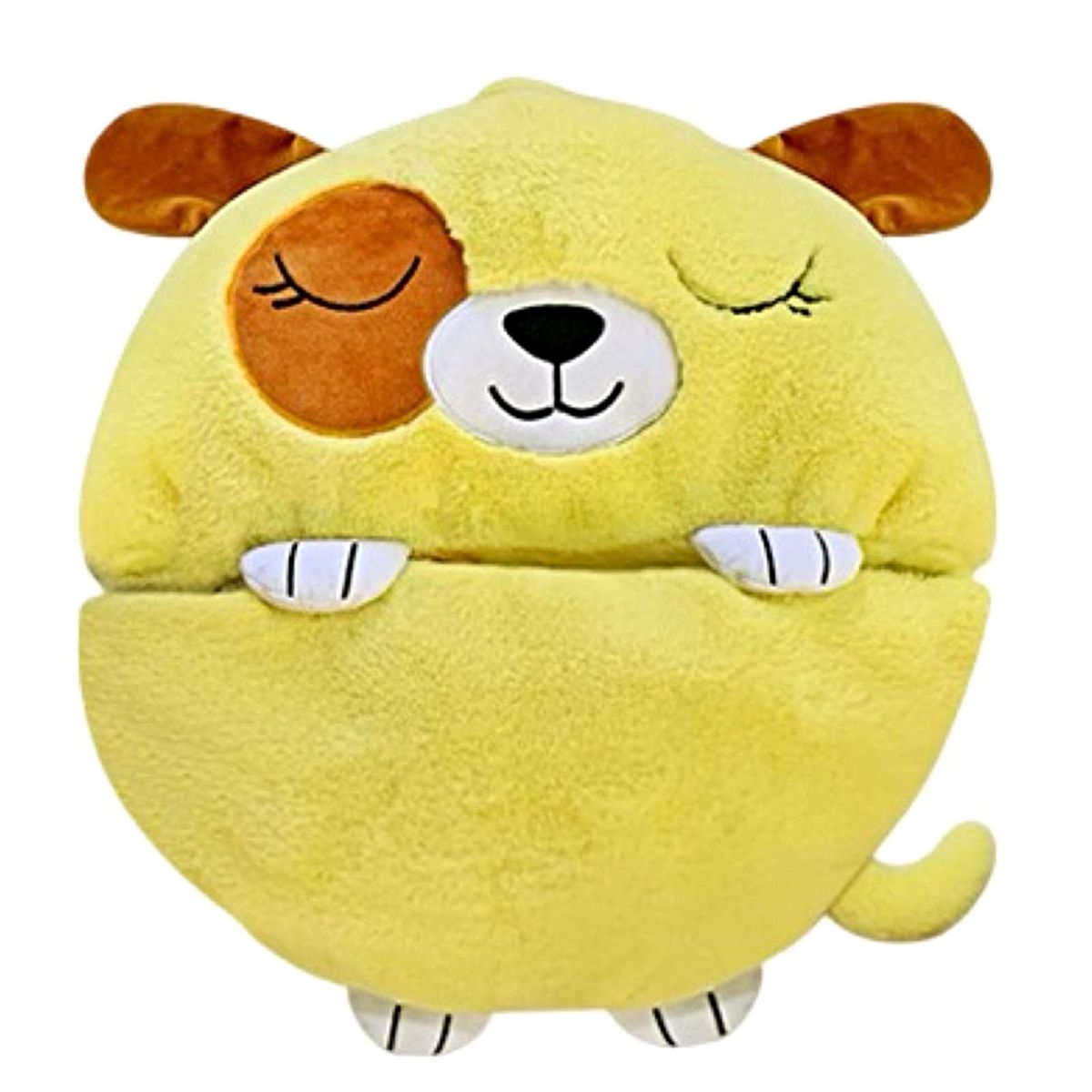 GENERICO - PELUCHE SACO PARA DORMIR PARA NIÑO O NIÑA PERRO AMARILLO