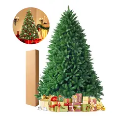 EVERSO - Árbol Navidad 180cm Artificial Para Decoración Patas Metal