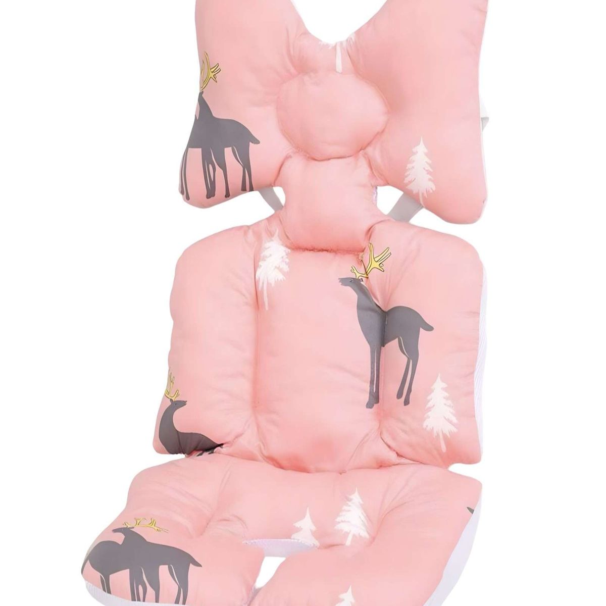 GENERICO - Cojin bebe acolchado para Coches o silla de Autos Rosa