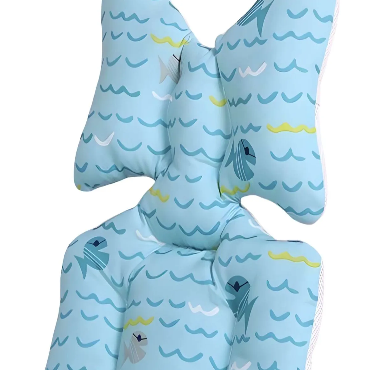 GENERICO - Cojin bebe acolchado para Coches o silla de Autos Celeste