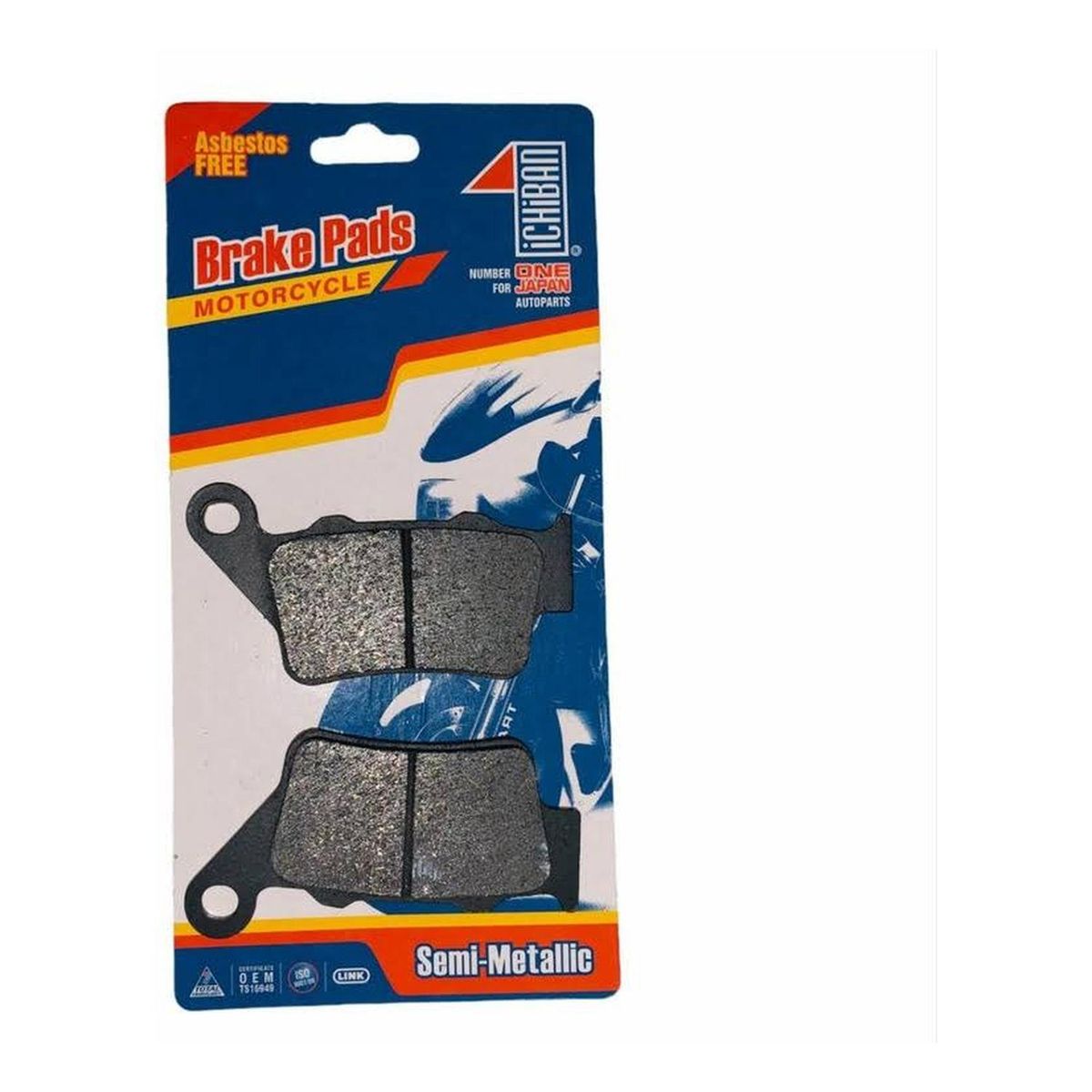 GENERICO - Pastillas De Freno Traseras Moto Honda Cbr 300 Japonesas