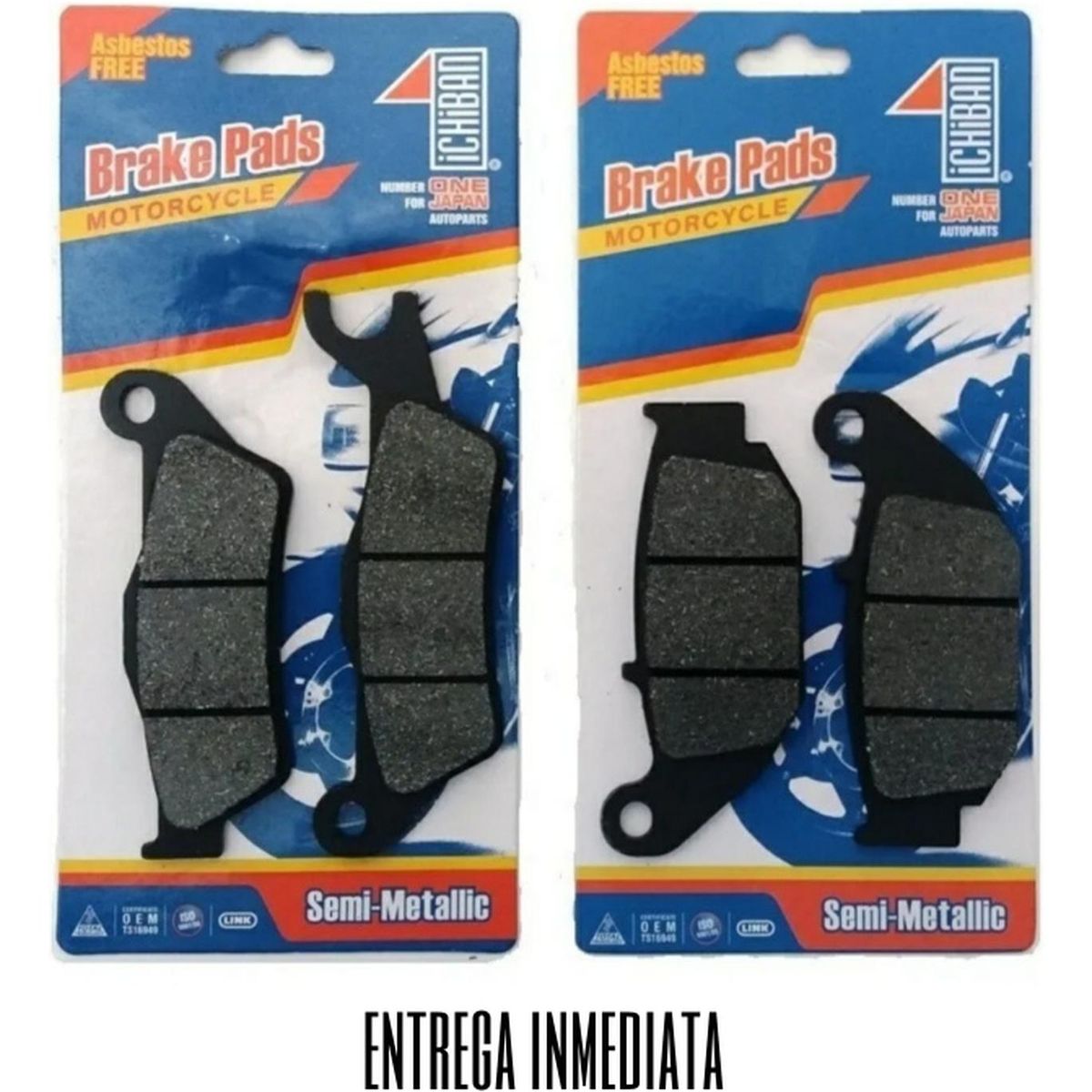 GENERICO - Pastillas De Freno Delanteras + Traseras Benelli Tnt 135