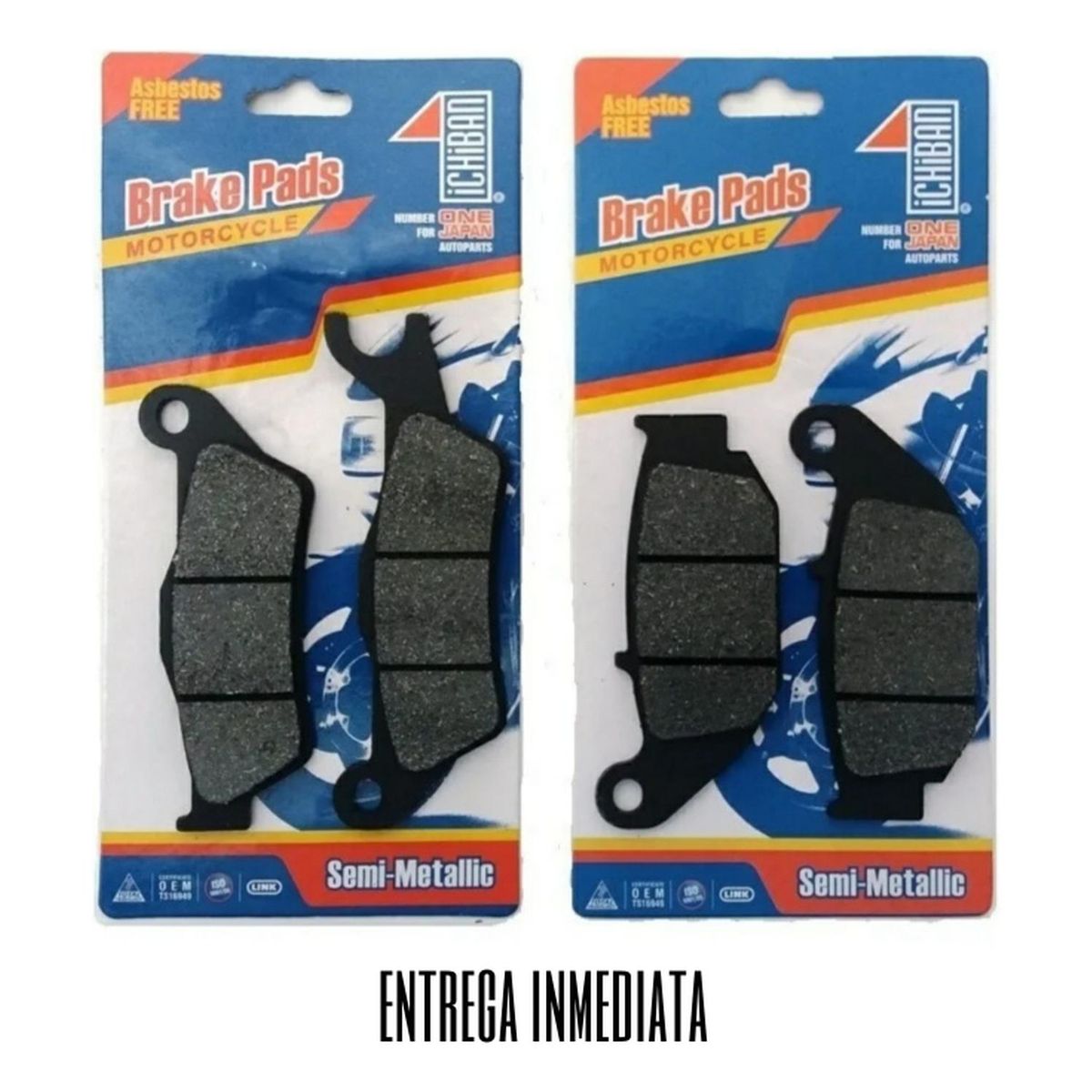 GENERICO - Pastillas De Freno Delanteras + Traseras Benelli Tnt 135