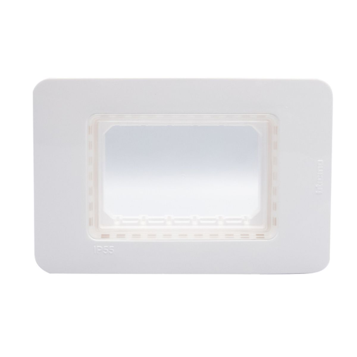 BTICINO - Placa 3 Modulos Bticino Ip55 Blanco Matix Go