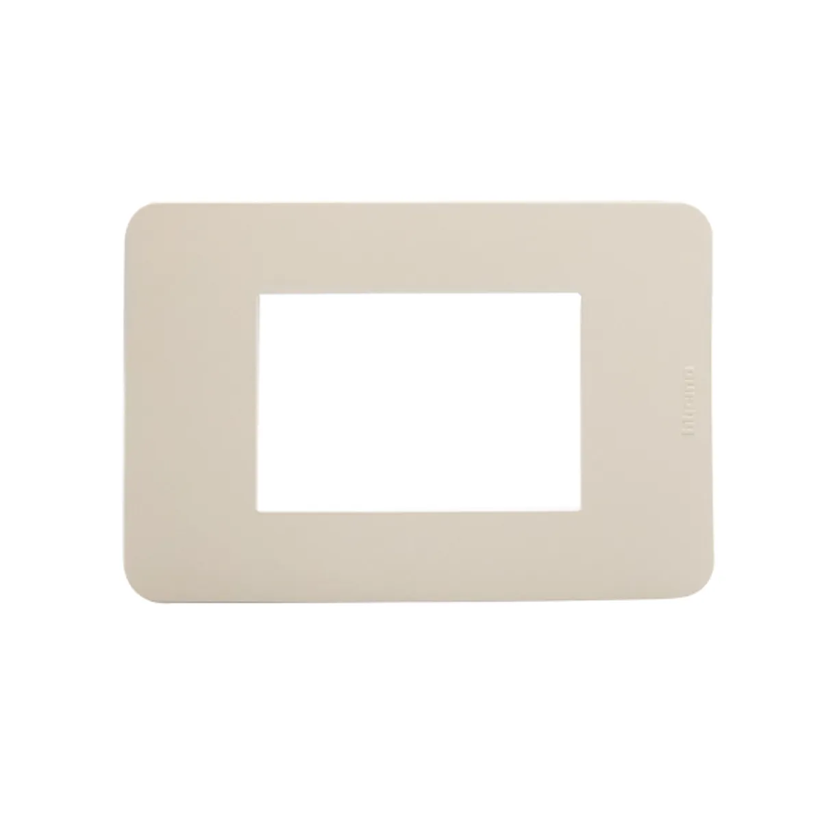 BTICINO - Placa 3 Puestos Bticino Marfil Matix Go