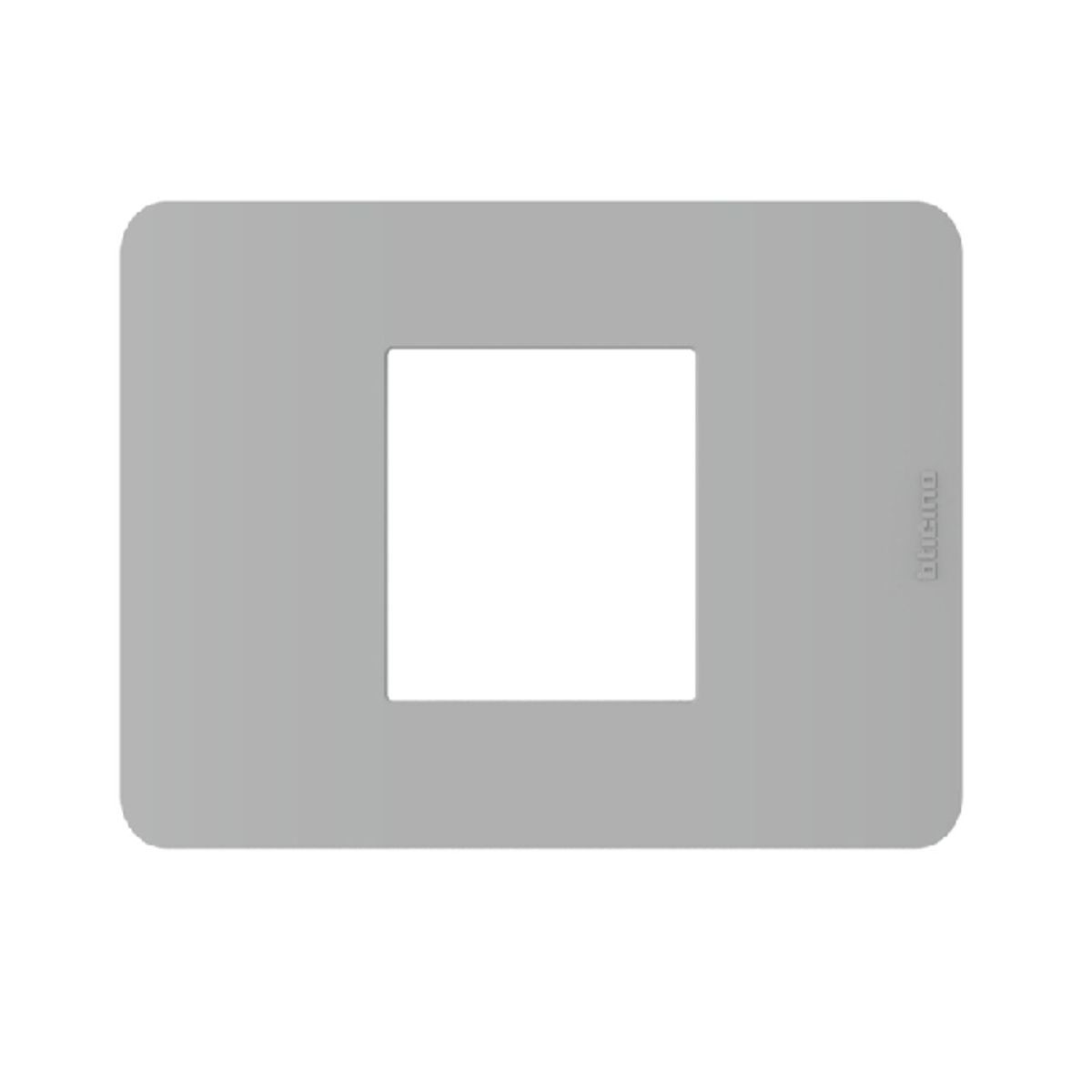 BTICINO - Placa 2 Puestos Centrado Bticino Gris Matix Go