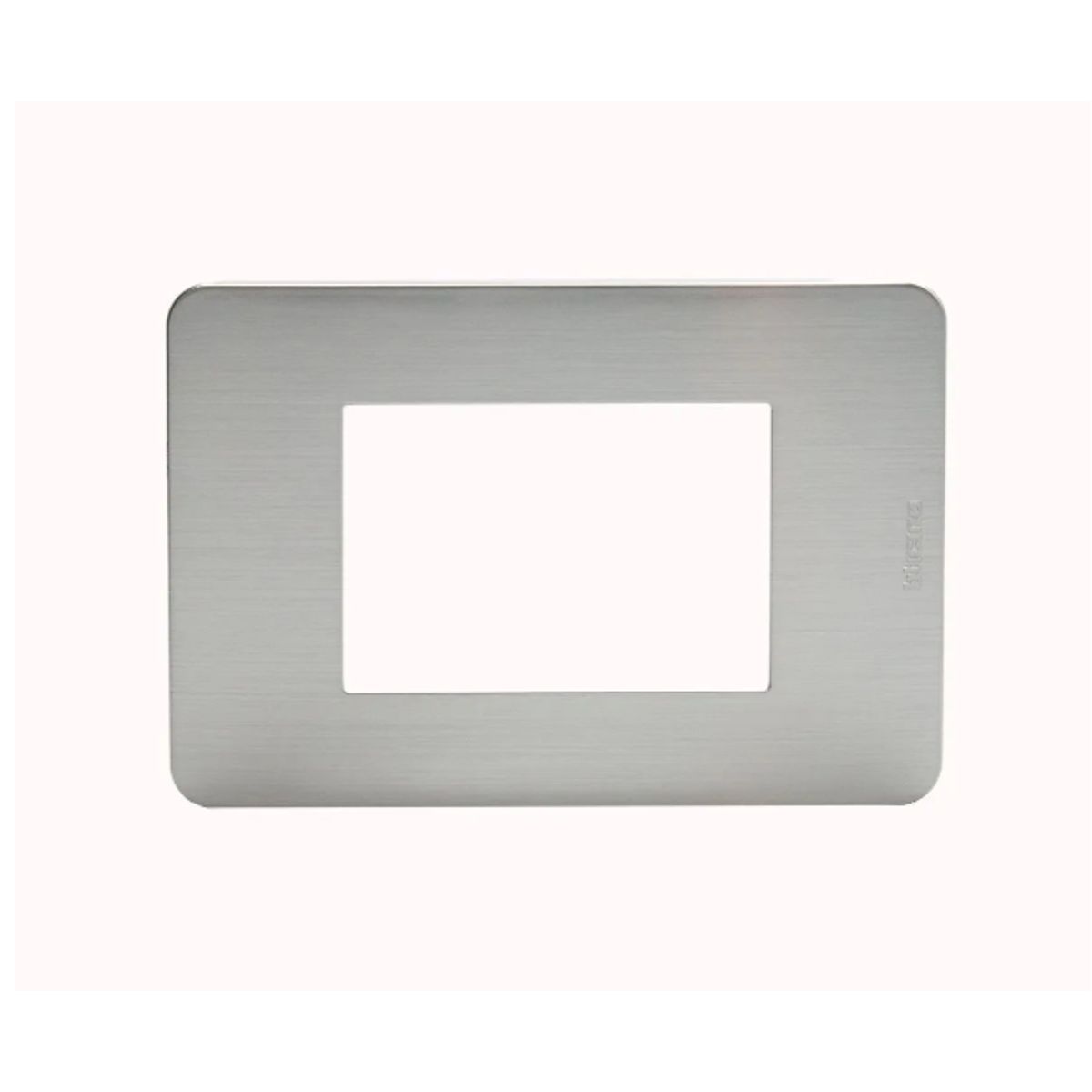 BTICINO - Placa 3 Puestos Bticino Ef Acero MatixGO