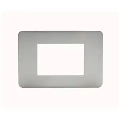 BTICINO - Placa 3 Puestos Ef Acero Matix Go