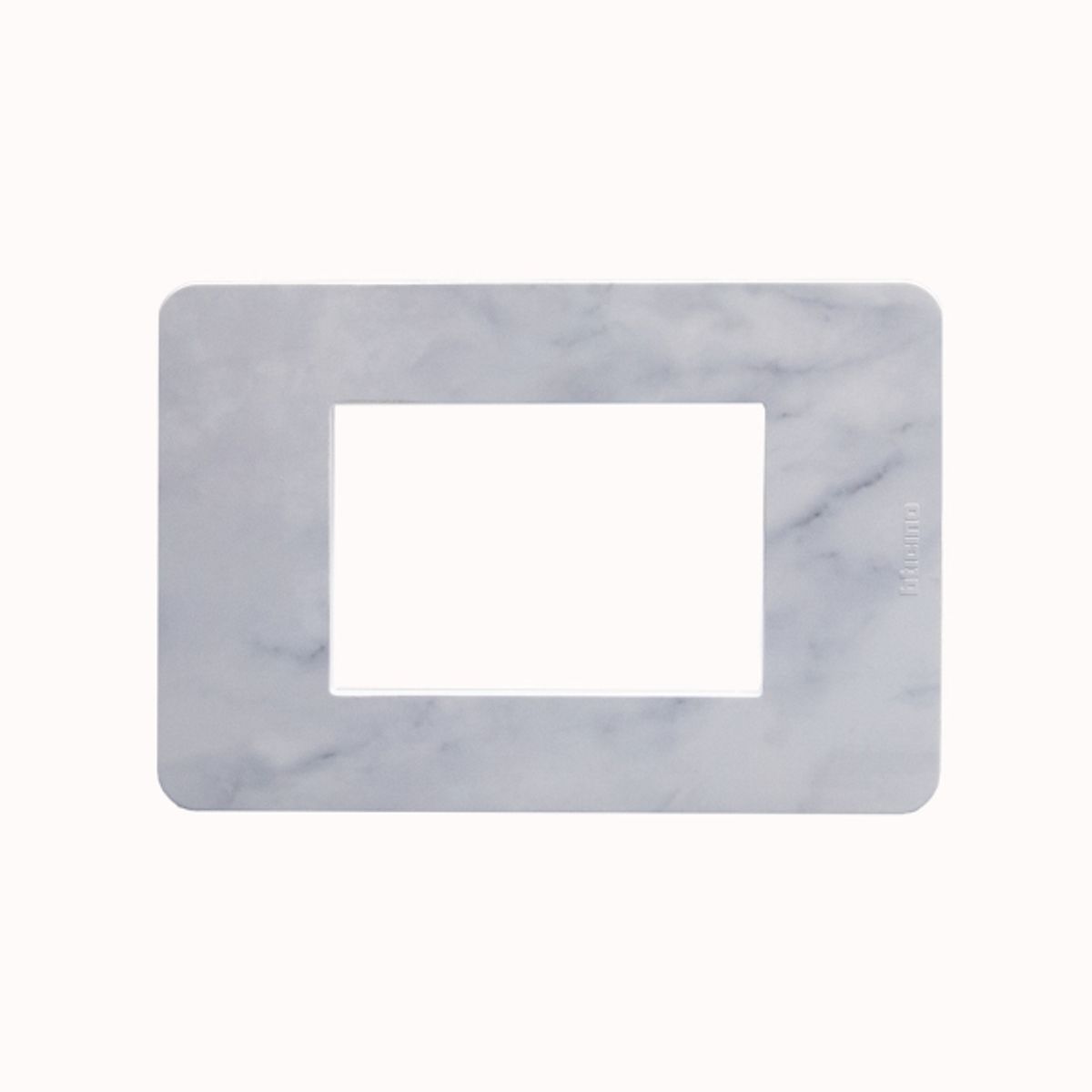 BTICINO - Placa 3 Puestos Bticino Marmol Matix Go