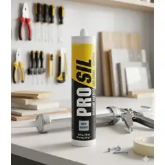 SOUDAL - Silicona Acética Trasparente 270 Ml. 12 Unidades Prosil By