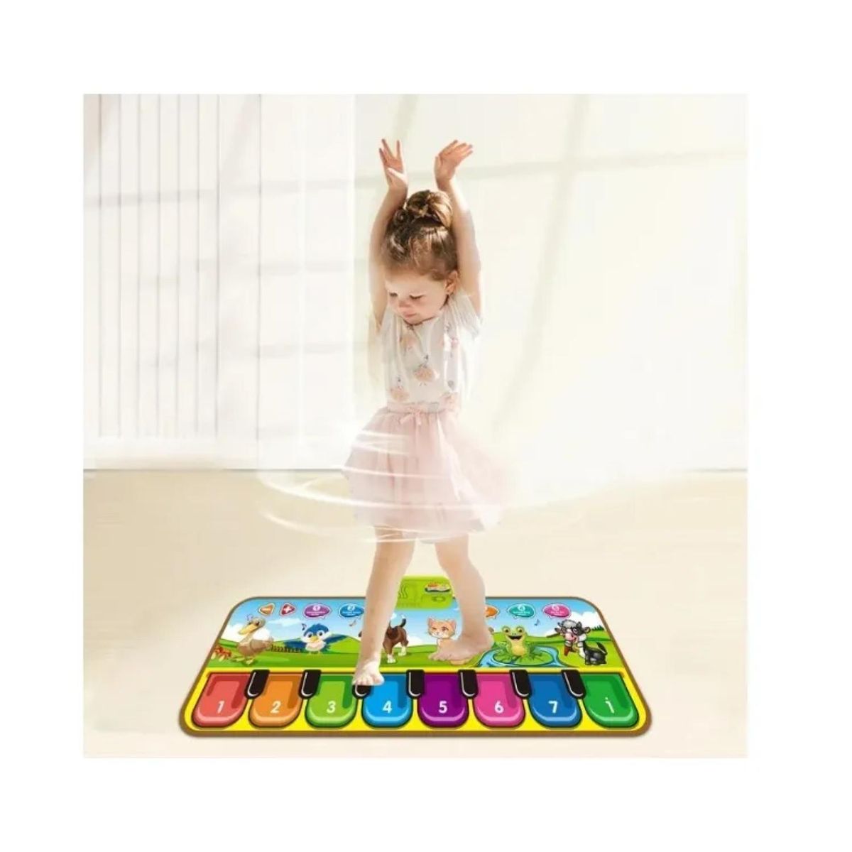 GENERICO - Juguete Alfombra Piano Musical Sonidos De Animales Infantil