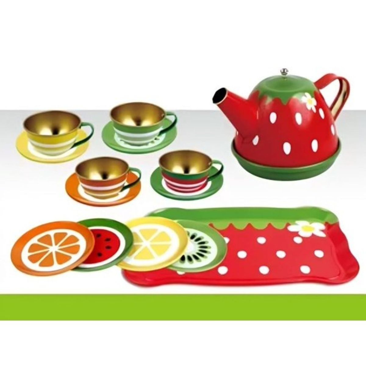 GENERICO - SET TETERA FRUTA METALICO