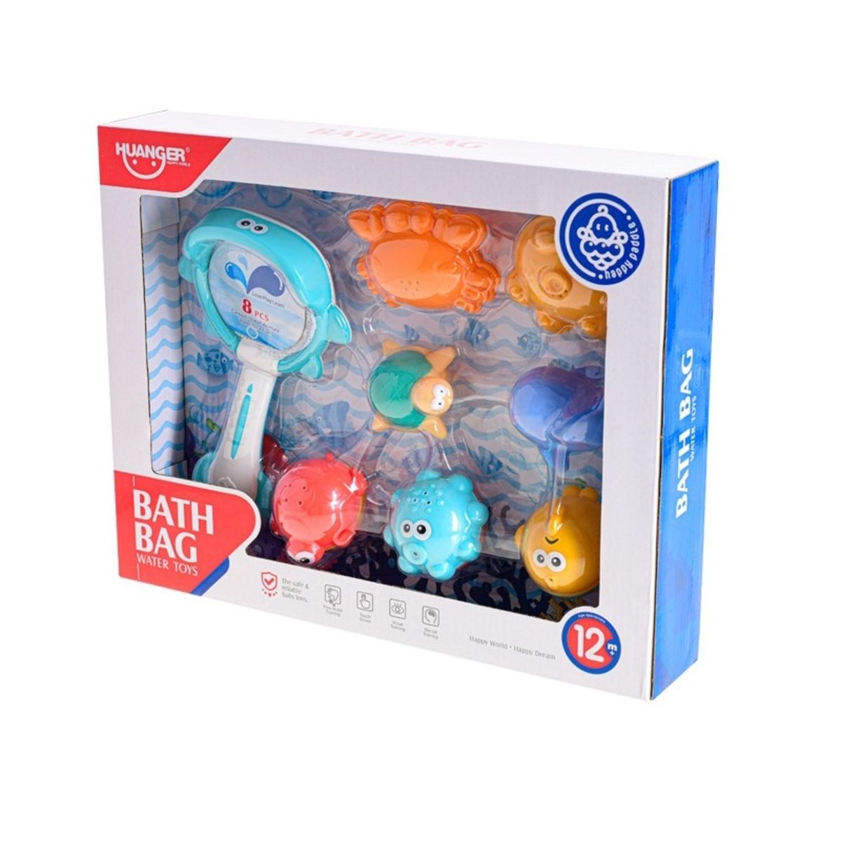 GENERICO - SET 12 PCS JUEGO DE DUCHA BEBE