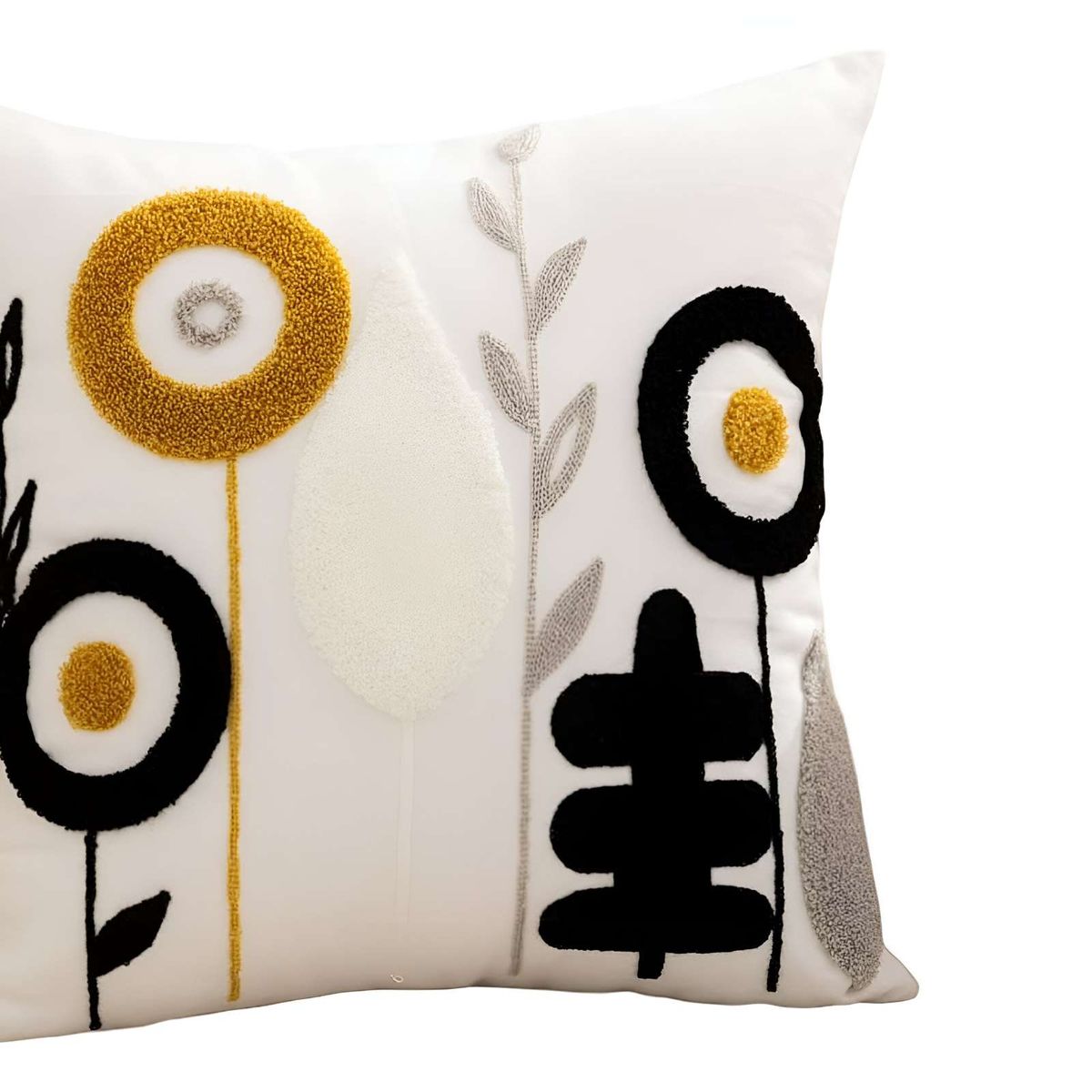 GENERICO - SET DE 2 FUNDAS BORDADAS 45x45  C13