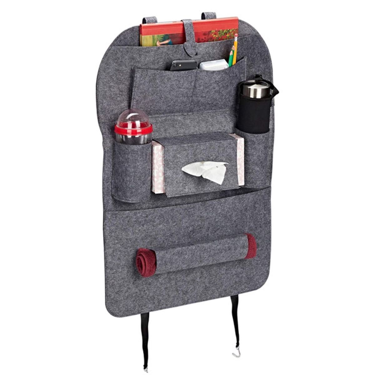 GENERICO - BOLSOS ORGANIZADORES PARA ASIENTOS DE AUTO PACK 2u
