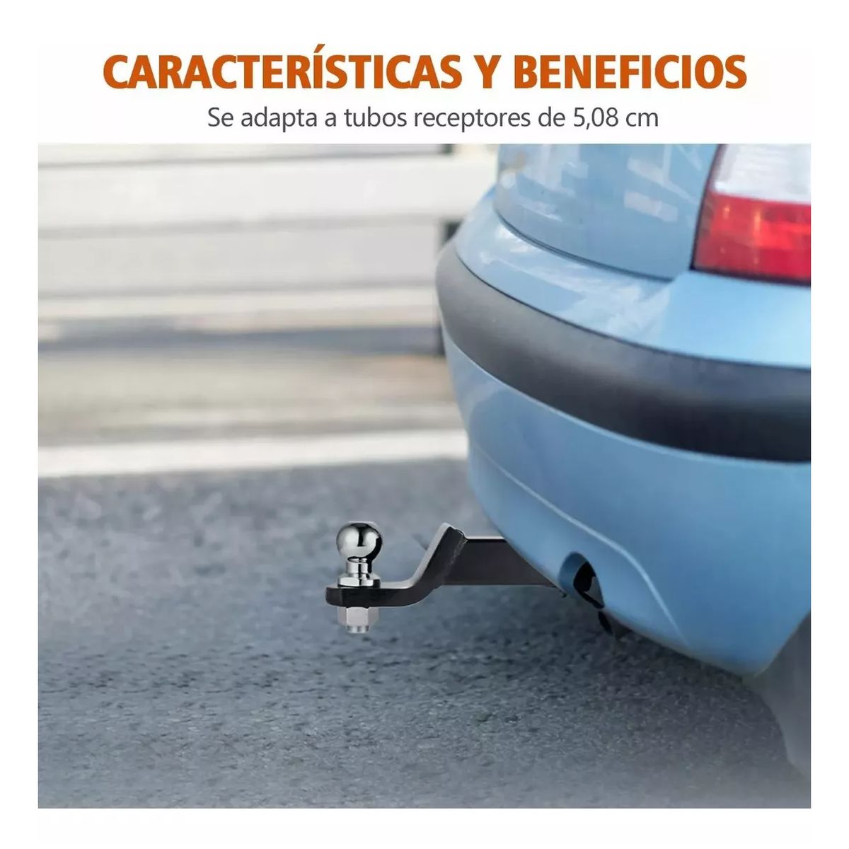 KINDA NICE - Kit Tirón De Arrastre Jalon De Remolque Universal Americano