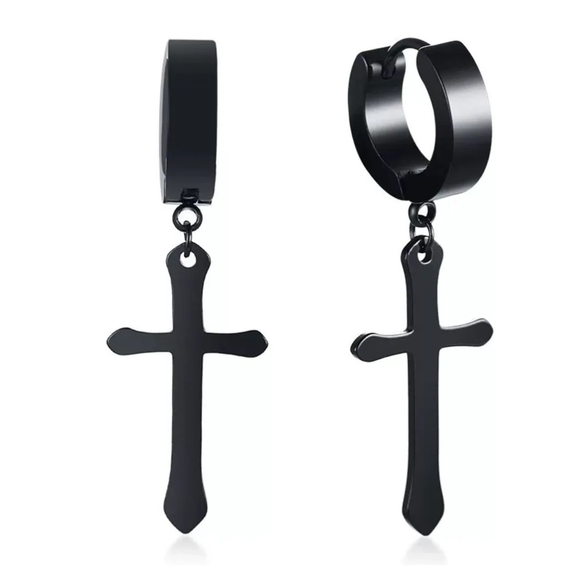 GENERICO - Aros Cruz Hombre Mujer Manba Earing Moda Royal Madriz