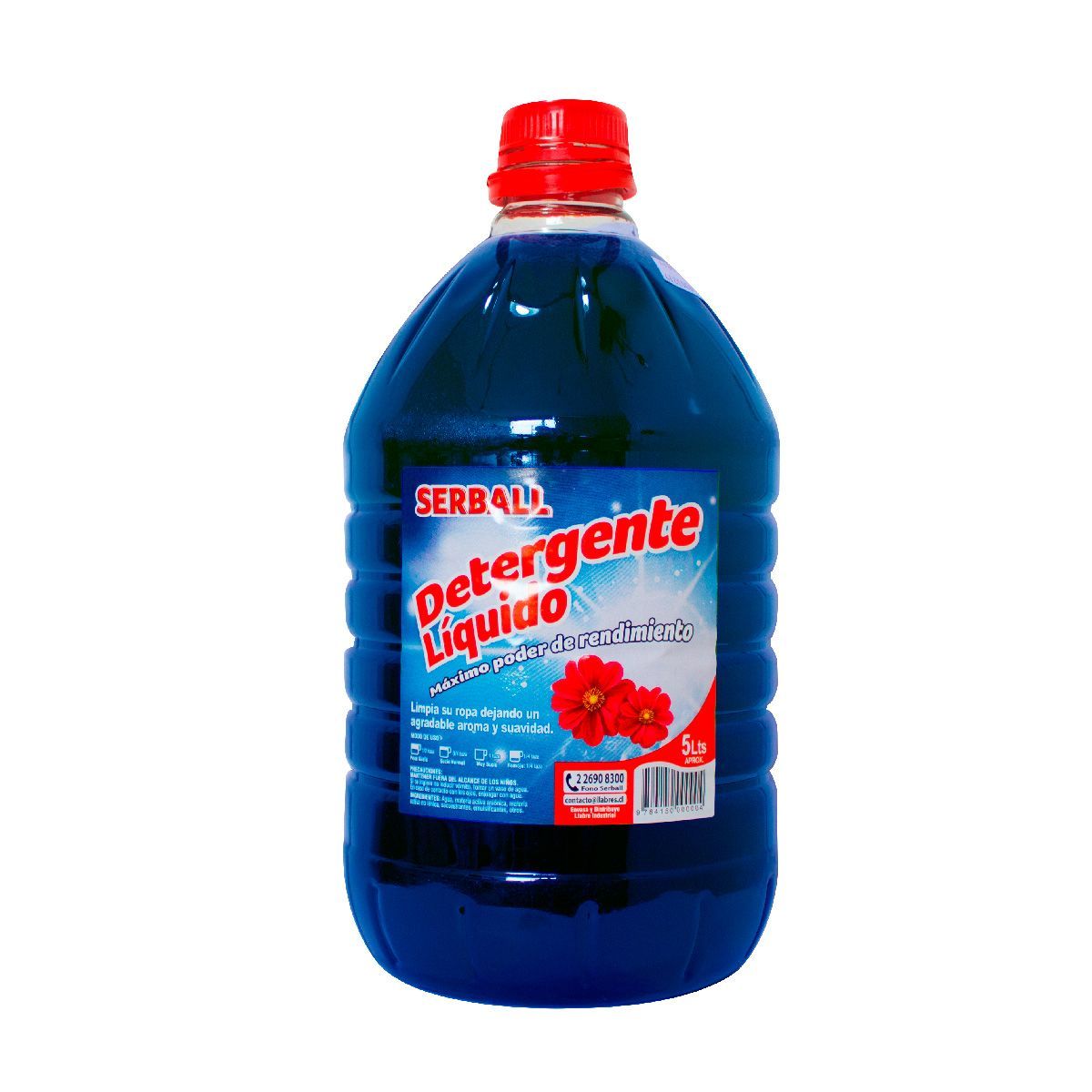 GENERICO - Detergente Serball Azul 5 L.