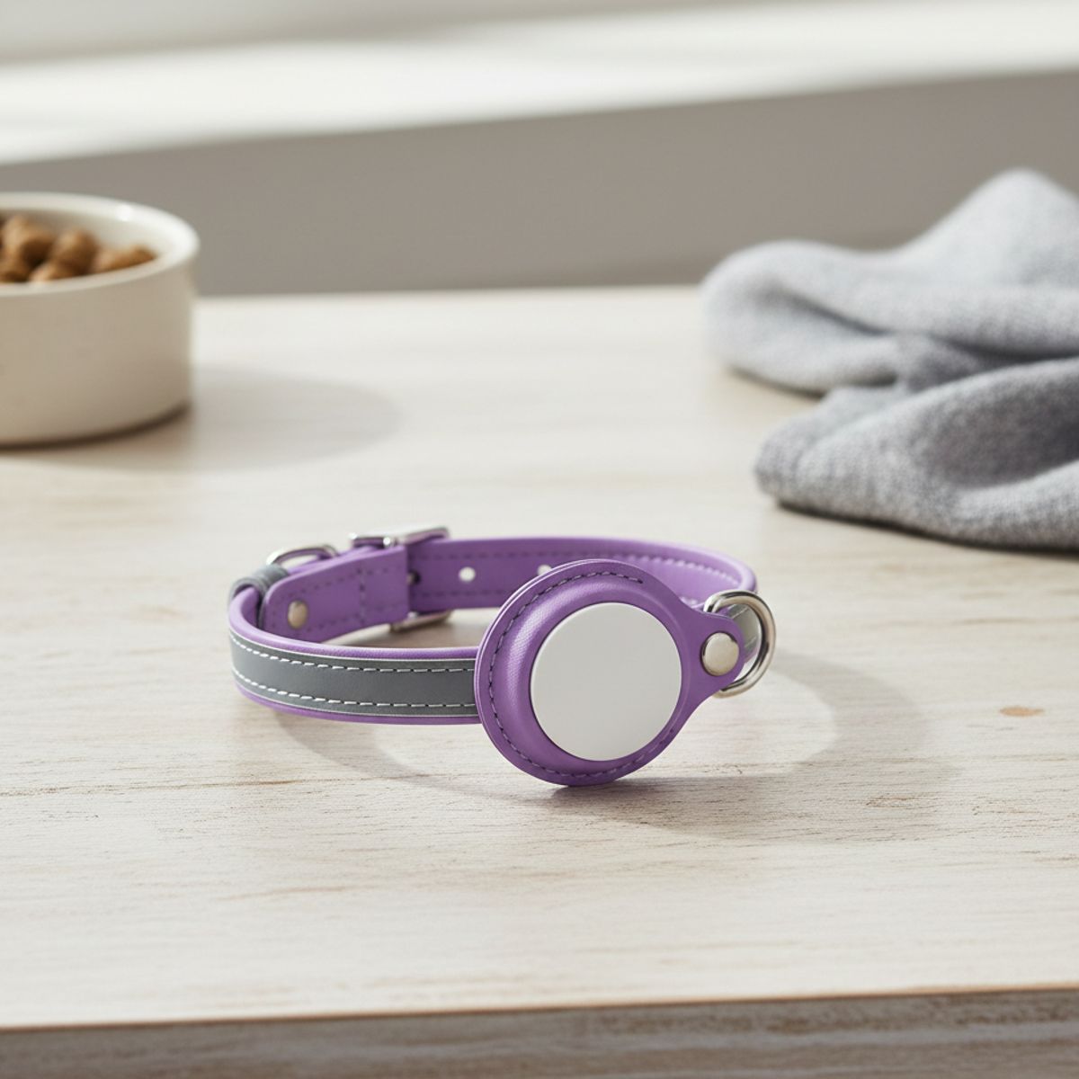 GENERICO - Collar de Gato Pequeño con Localizador de Rastreo Global Compatible con Apple