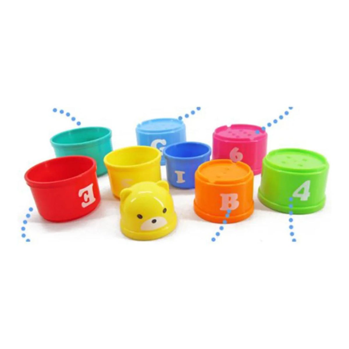 GENERICO - Juguete Taza Didactica Torre Armable Aprendizaje Infantil