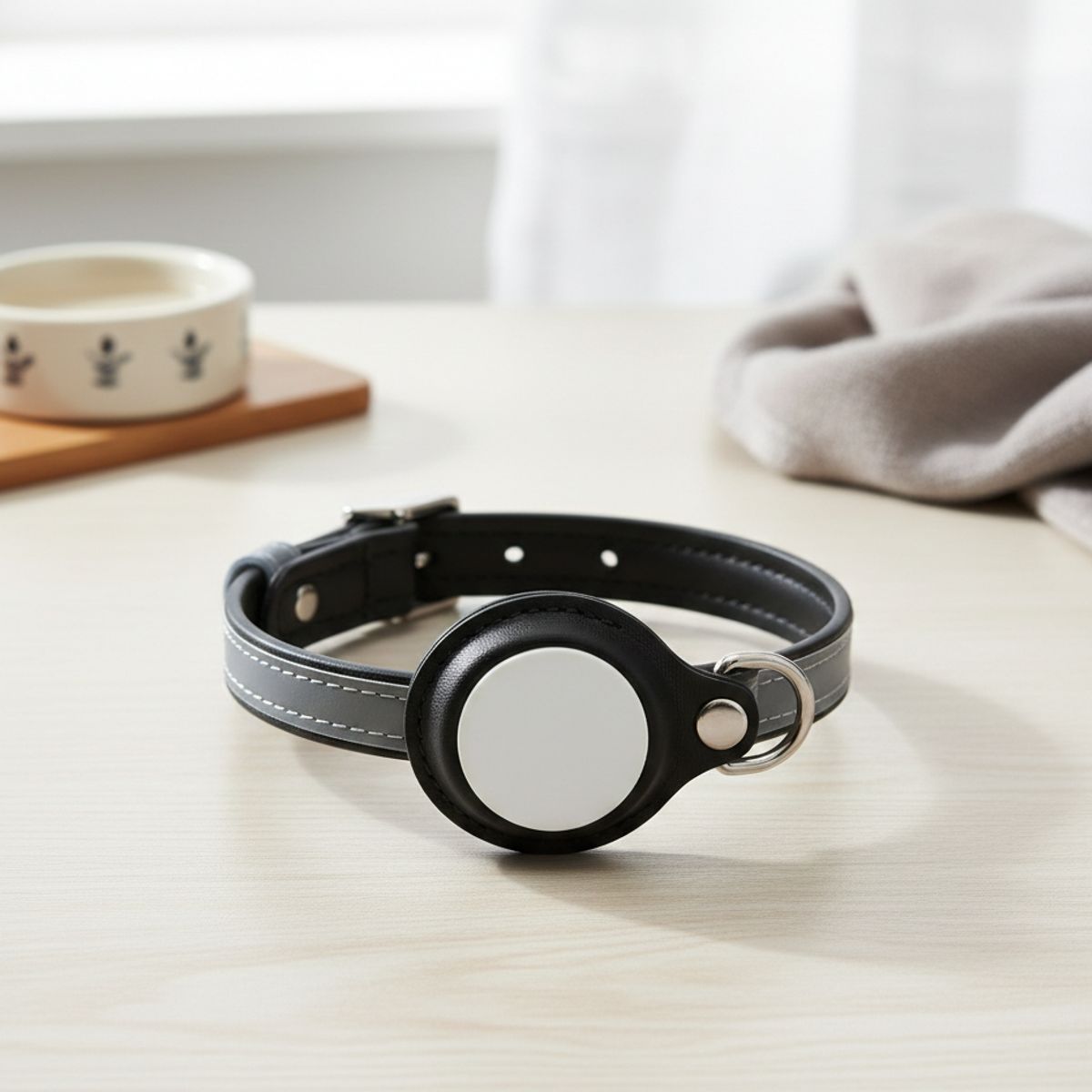 GENERICO - Collar de Gato Pequeño con Localizador de Rastreo Global Compatible con Apple