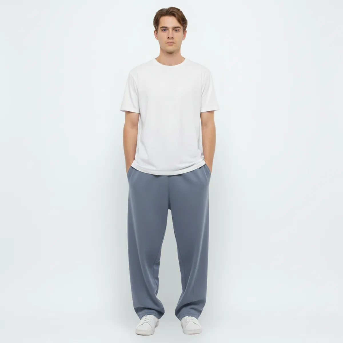 DESIGNERS - Buzo Baggy Hombre Algodón Premium  Pantalón Oversize Ancho Recto  Estilo Urbano Holgado