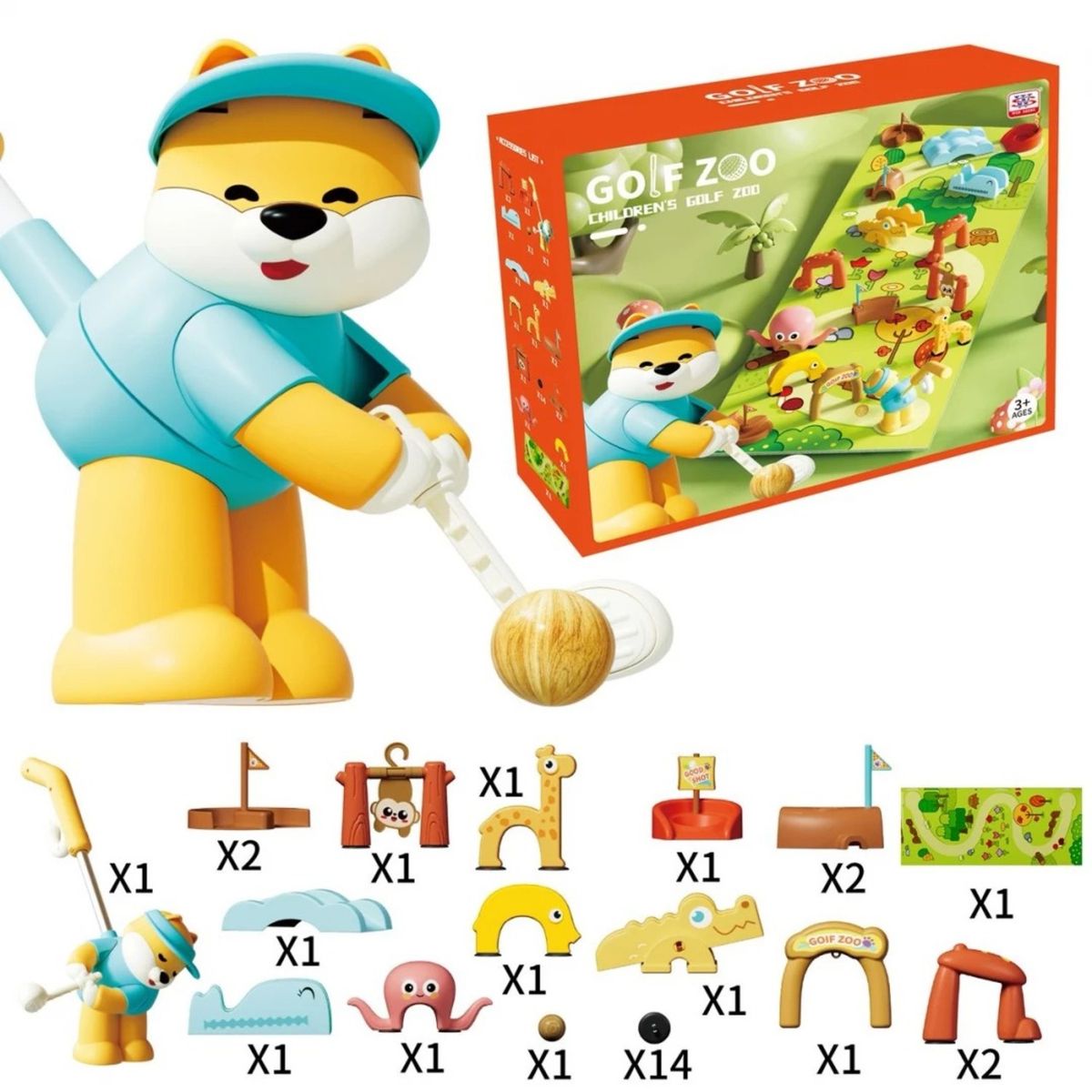 GENERICO - GOLF DE NIÑOS ZOOLOGICO