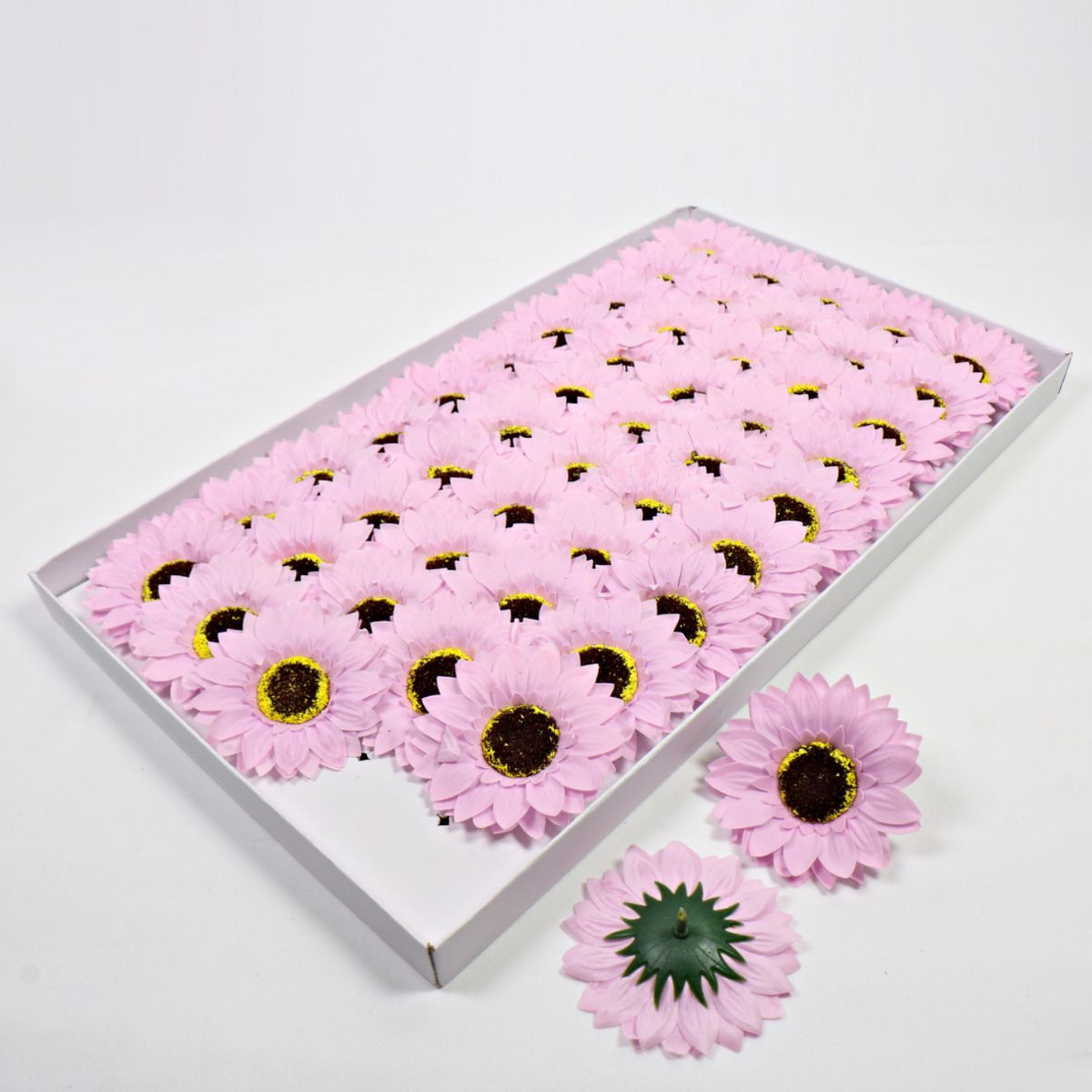 KINDA NICE - Pack 50 Unid Girasol De Jabón Para Decoraciones