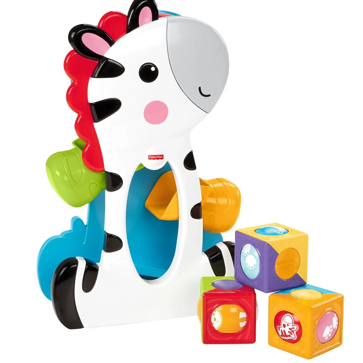 FISHER PRICE - Juego Educativo Cebra Bloques De Actividades Fisher Price