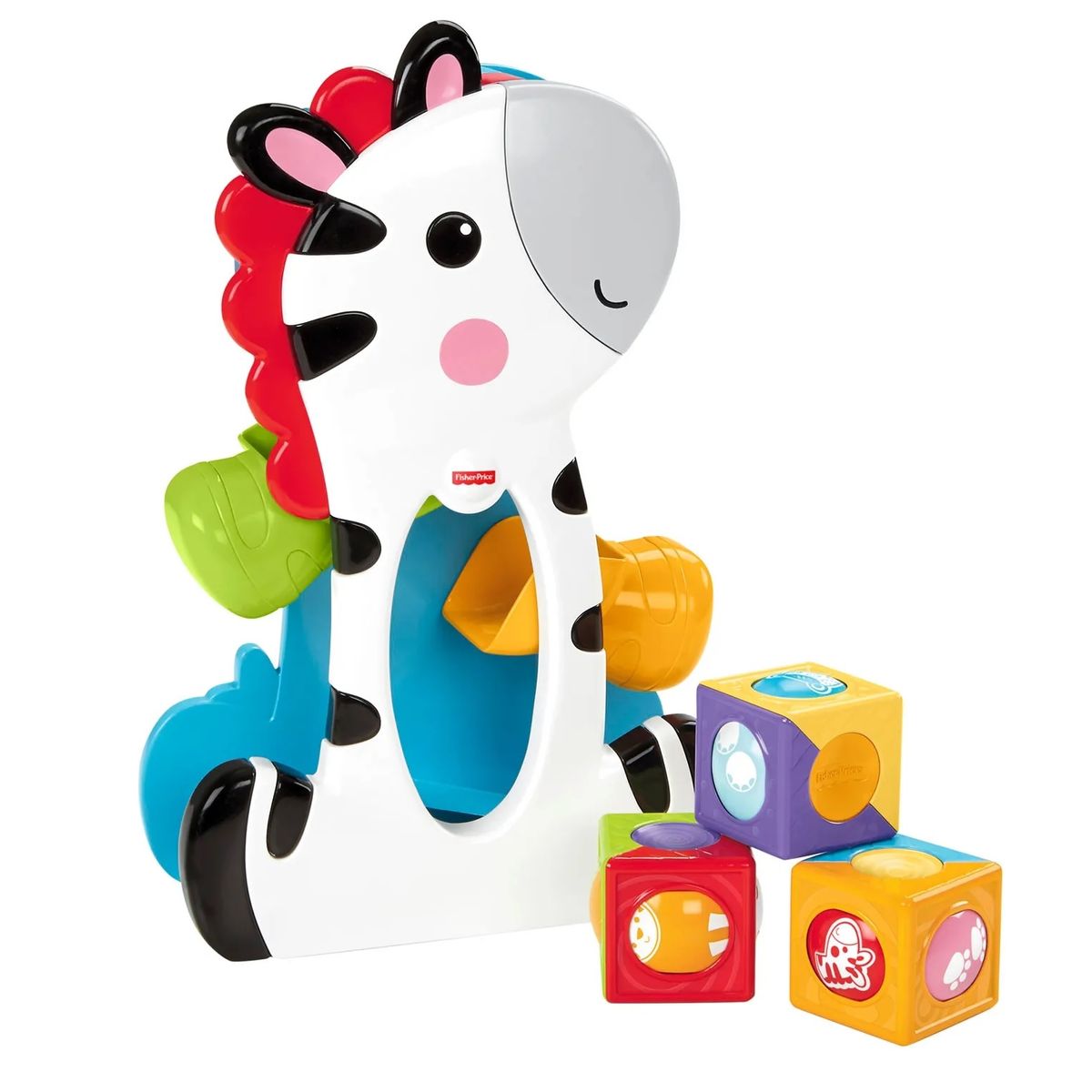 FISHER PRICE - Juego Educativo Cebra Bloques De Actividades Fisher Price