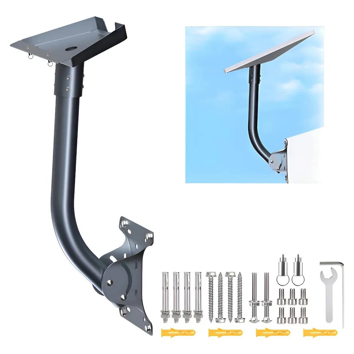 KINDA NICE - Soporte Mástil Para Antena Starlink V4 + Kit Instalación