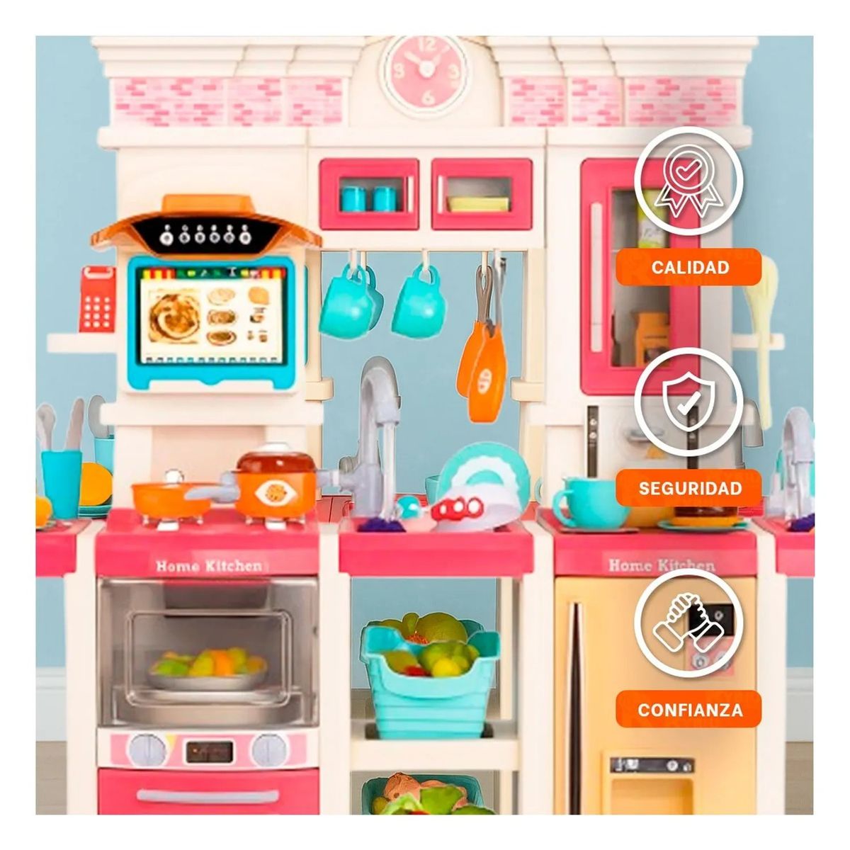 GENERICO - COCINA 1 METRO X 1 METRO ROSADA