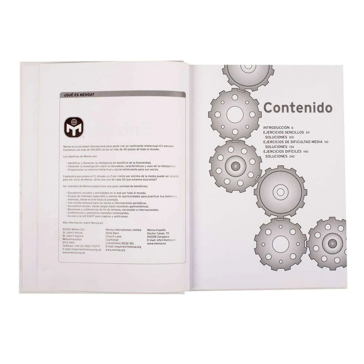 LEXUS EDITORES - Entrena tu Cerebro Test de Mensa - José Miguel Parra Ortiz · Libsa · Tapa Dura