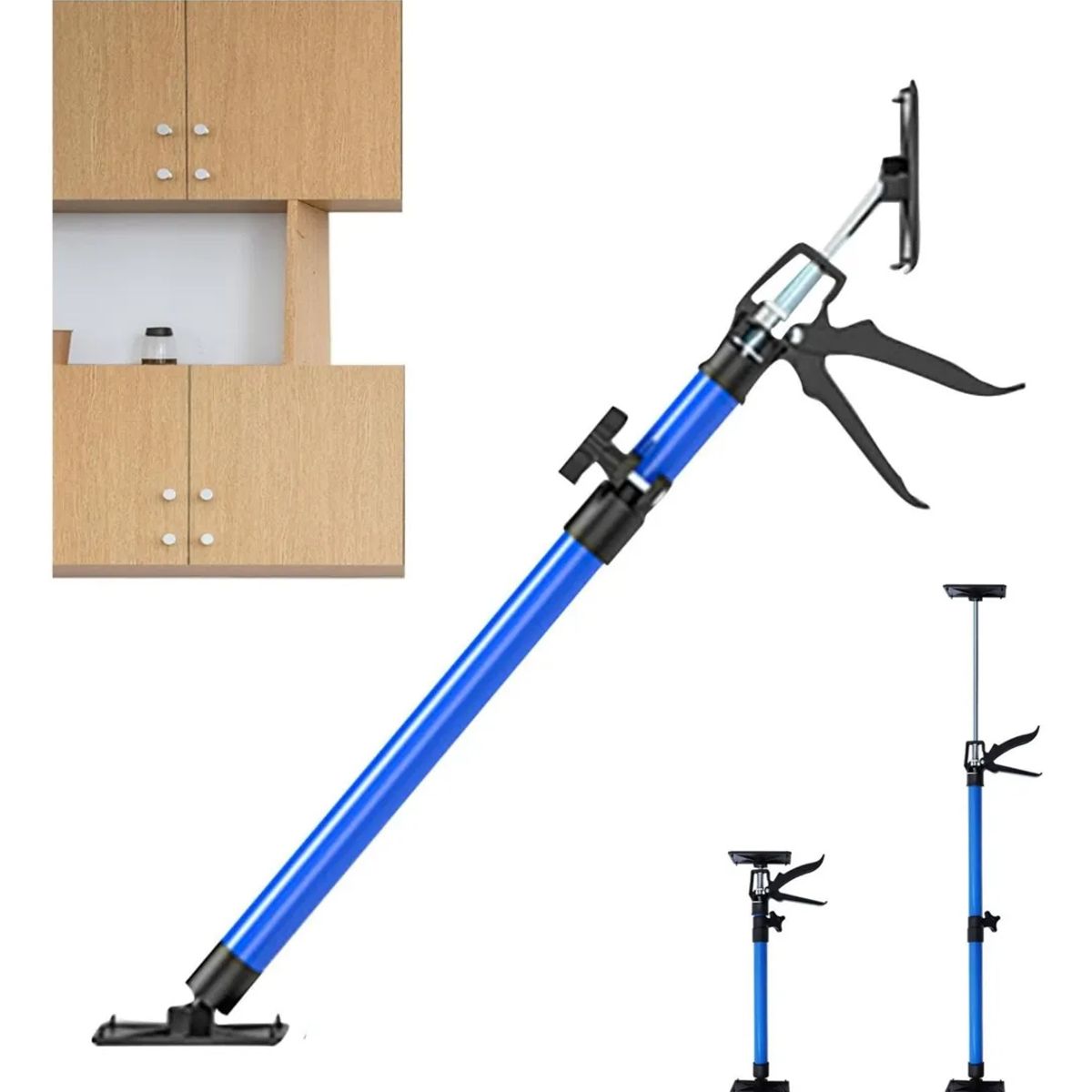 KUANGYE - Barra Soporte Telescópico Ajustable Gabinete 50 - 115 Cm