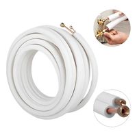 5 metros Tubo aislado de 1/4 pulgadas 1/2 pulgadas para aire acondicionado Con Tuercas