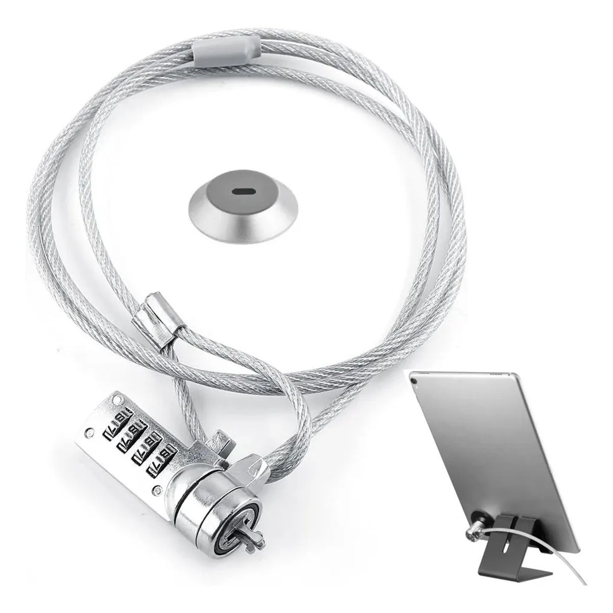 KUANGYE - Cable De Seguridad Antirrobo Para Tablet iPad Macbook