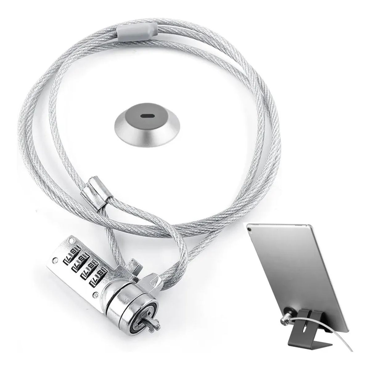 KUANGYE - Cable De Seguridad Antirrobo Para Tablet iPad Macbook