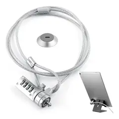 KUANGYE - Cable De Seguridad Antirrobo Para Tablet iPad Macbook