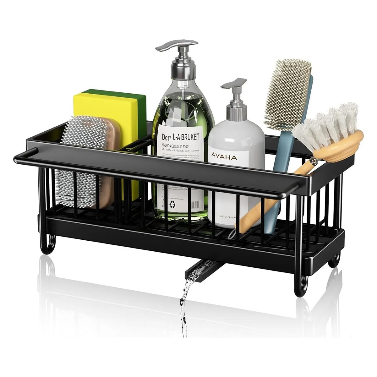 KINDA NICE - Porta Esponja Organizador De Lavaplatos Escurridor De Cocina