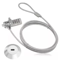 KINDA NICE - Candado Para Combinación Usb Para Computadora Portátil