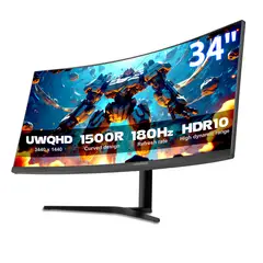XUNDEFINED - Monitor Gamer Curvo Ultra Wide 34 4k Bocina 180hz