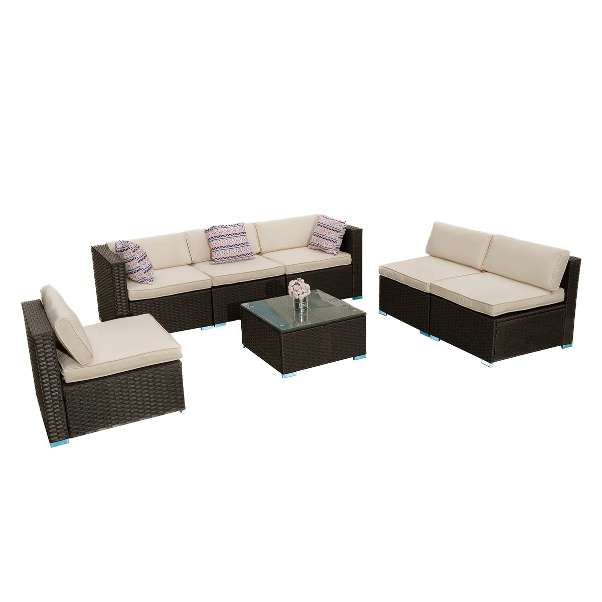 ROHE - Juegos De Terraza ROHE Design Bahía Serena 7 Piezas