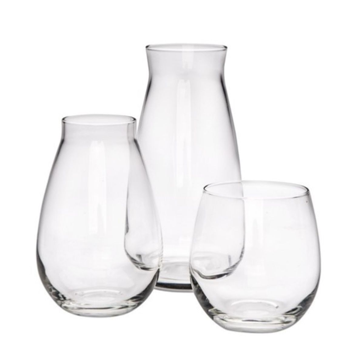 LIBBEY - SET 3 FLOREROS YLANA 850  620 Y 470ml