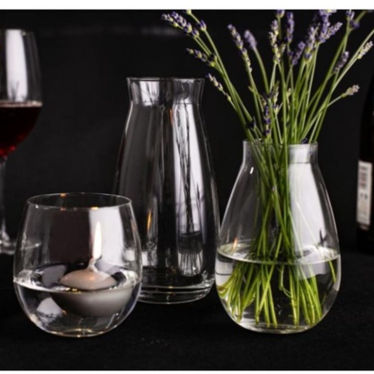 LIBBEY - SET 3 FLOREROS YLANA 850  620 Y 470ml